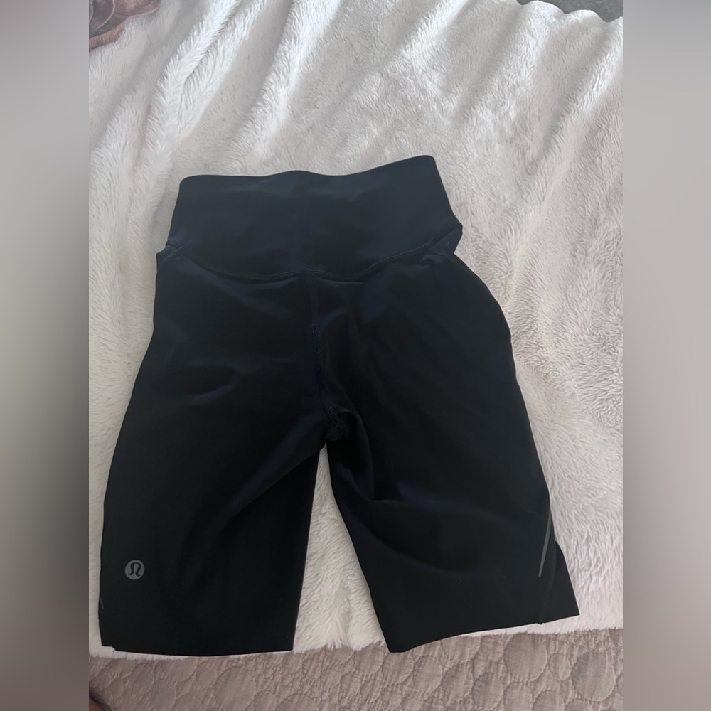 lulu lemon reflective bike shorts